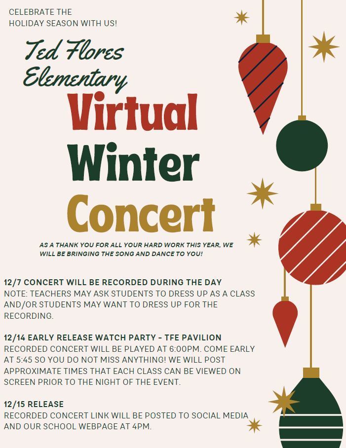 TFE Winter Concert 2021